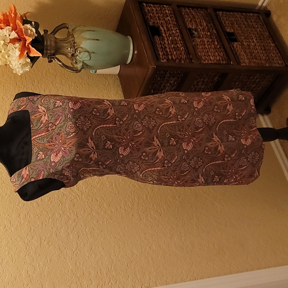 100% Silk‎ Floral dress